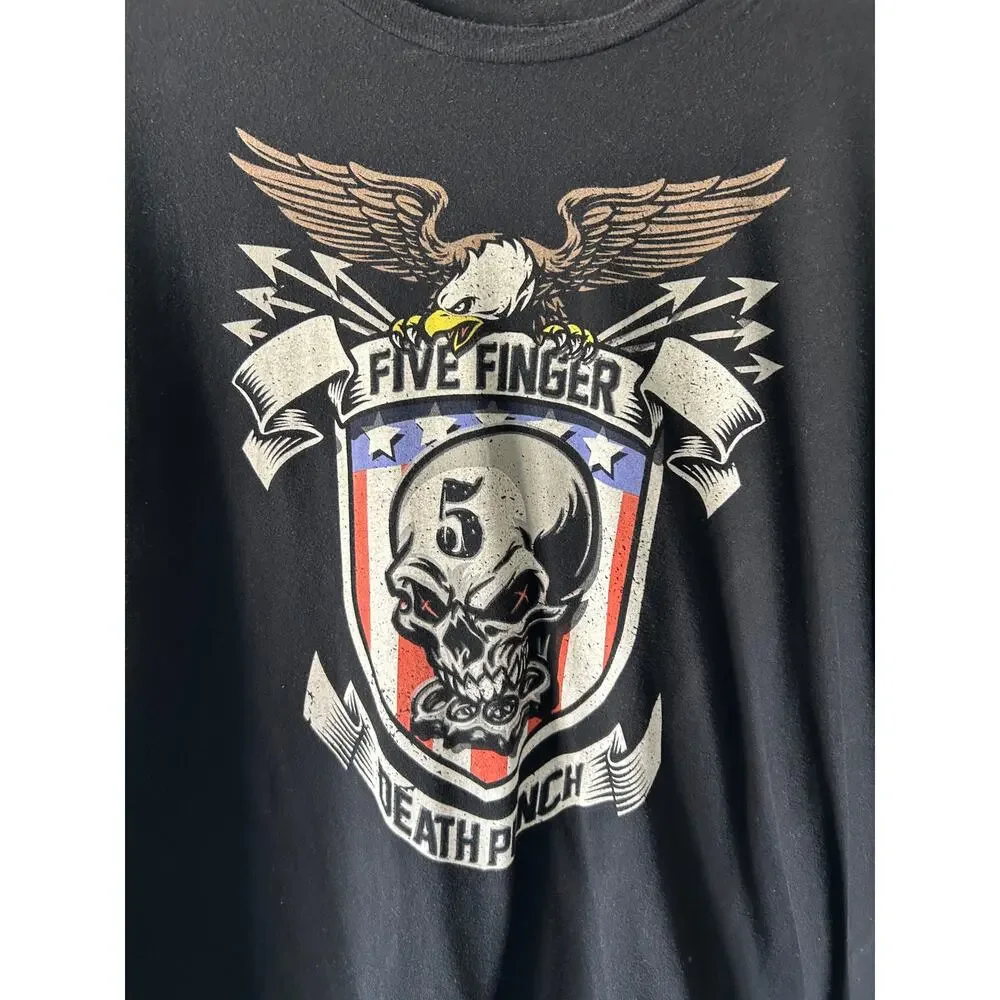 Five Finger Death Punch Black Short Sleeve Tee 2XL